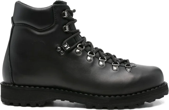 Lace-Up Leather Boots