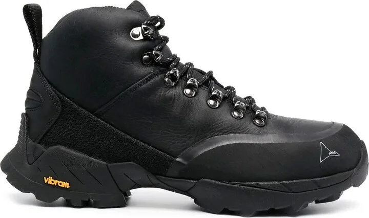 Lace-Up Leather Boots