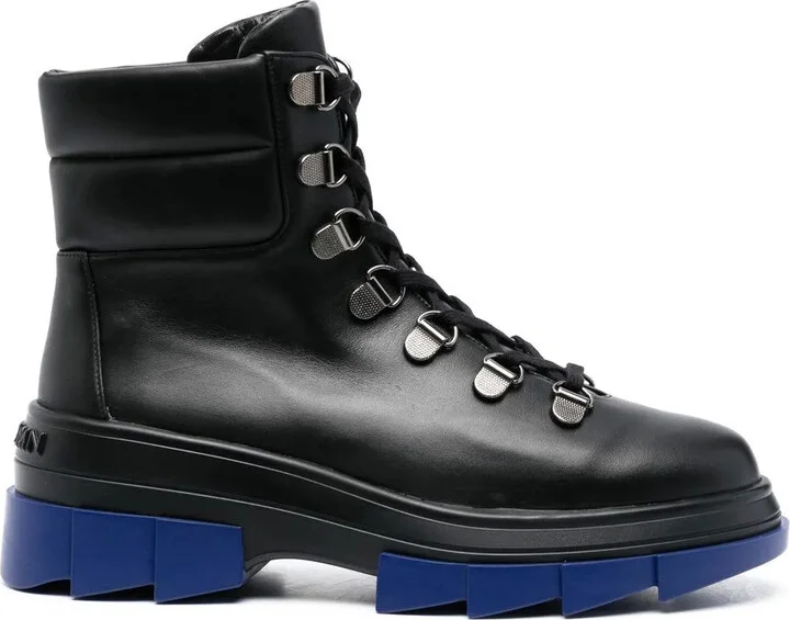Lace-Up Leather Boots
