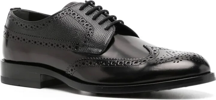 Lace-Up Leather Brogues - Image 2