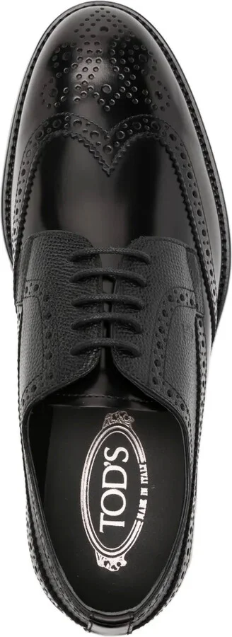 Lace-Up Leather Brogues - Image 4