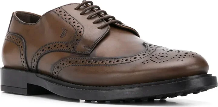 Lace-Up Leather Brogues - Image 2