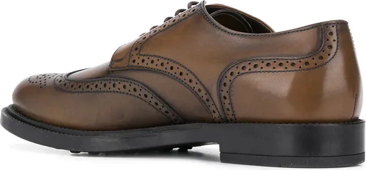 Lace-Up Leather Brogues - Image 3