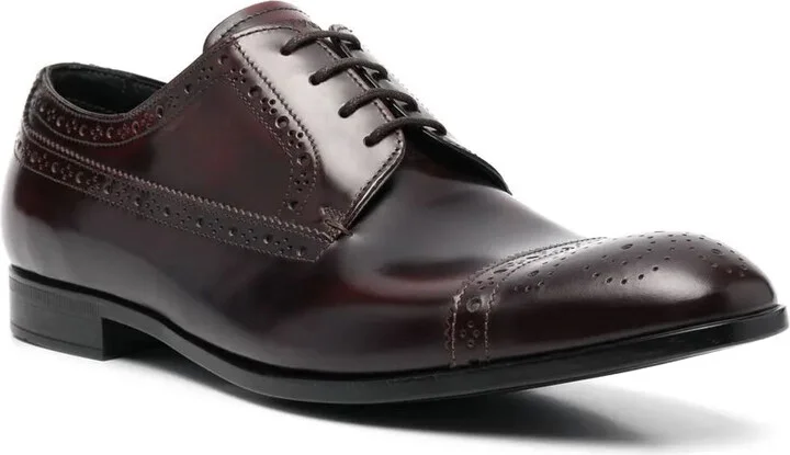 Lace-Up Leather Brogues - Image 2