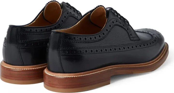 Lace-Up Leather Brogues - Image 3