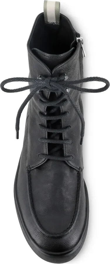 Lace-Up Leather Combat Boots - Image 5