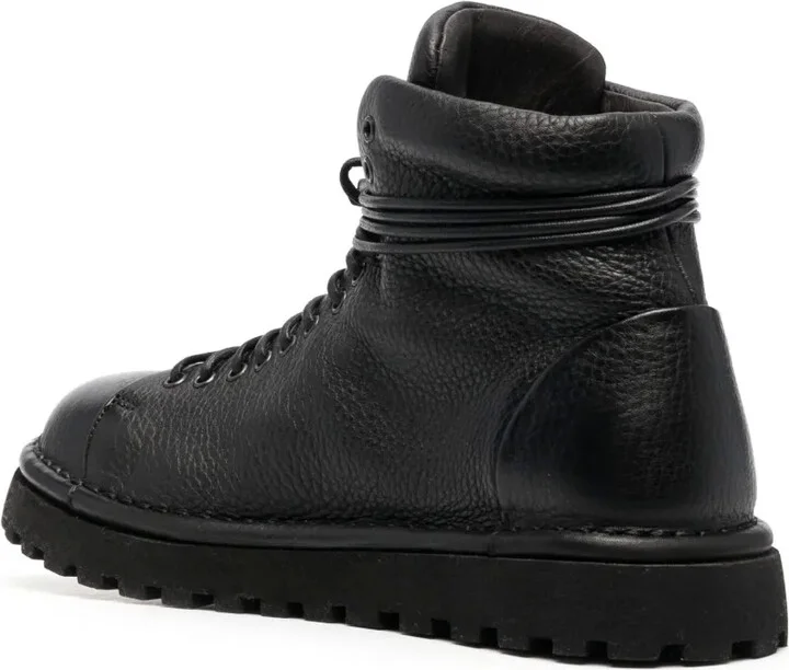 Lace-Up Leather Combat Boots - Image 3