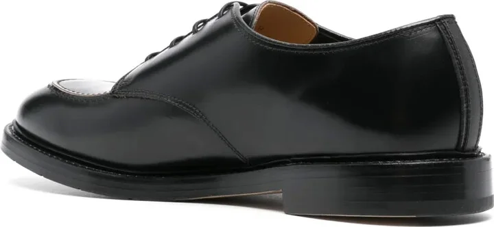 Lace-Up Leather Derby Shoes - Image 3
