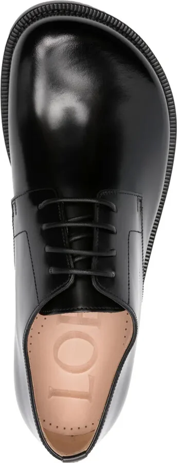 Lace-Up Leather Derby Shoes - Image 4