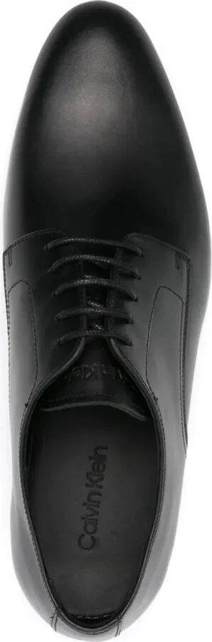 Lace-Up Leather Derby Shoes - Image 4