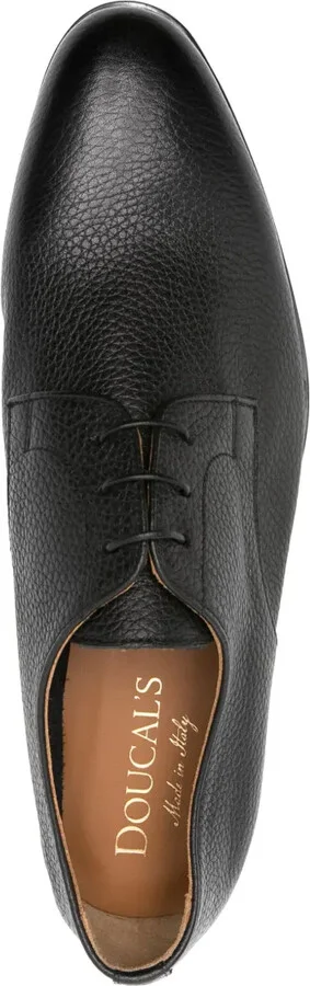 Lace-Up Leather Derby Shoes - Image 4