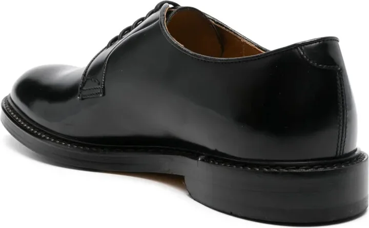 Lace-Up Leather Derby Shoes - Image 3
