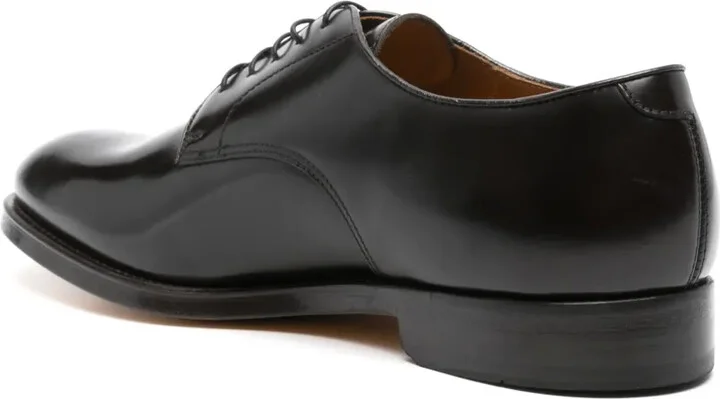 Lace-Up Leather Derby Shoes - Image 3
