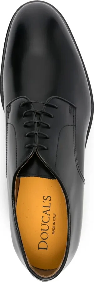 Lace-Up Leather Derby Shoes - Image 4
