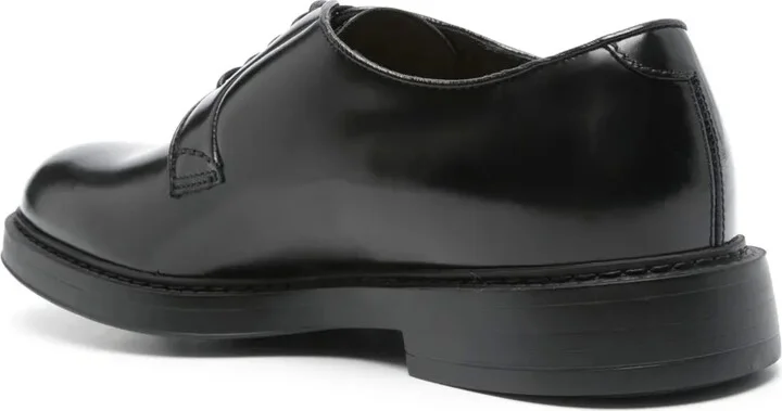 Lace-Up Leather Derby Shoes - Image 3
