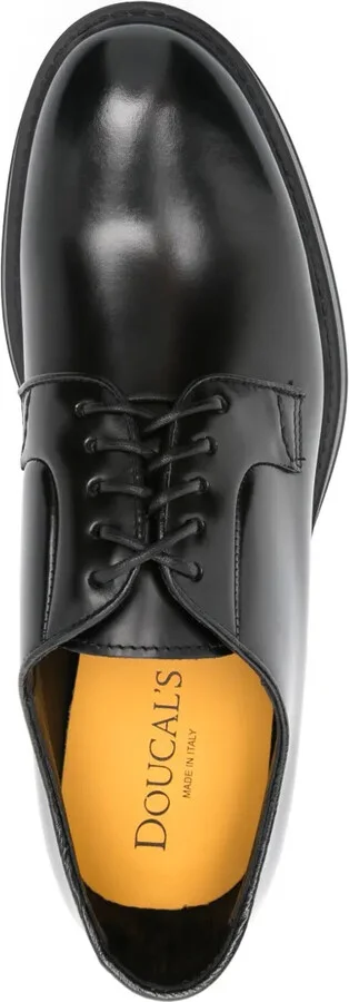 Lace-Up Leather Derby Shoes - Image 4