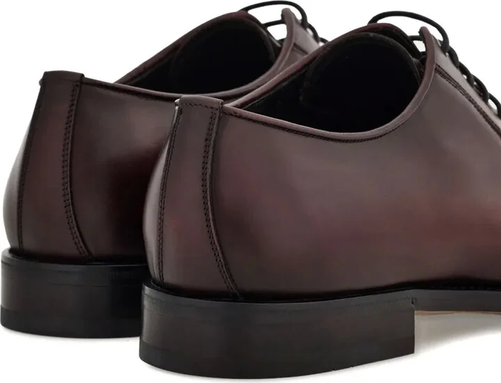 Lace-Up Leather Derby Shoes - Image 5
