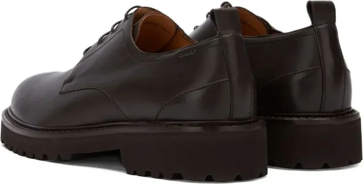 Lace-Up Leather Derby Shoes - Image 3