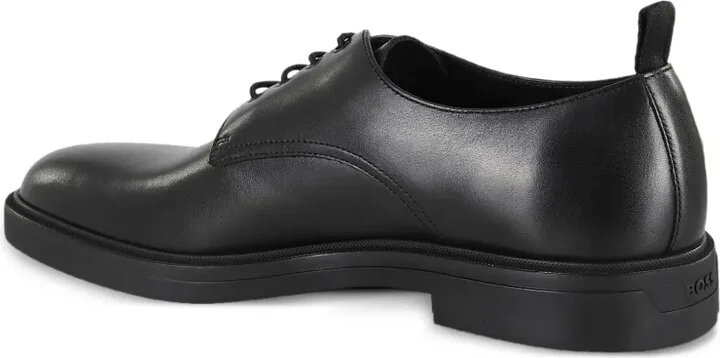 Lace-Up Leather Derby Shoes - Image 3