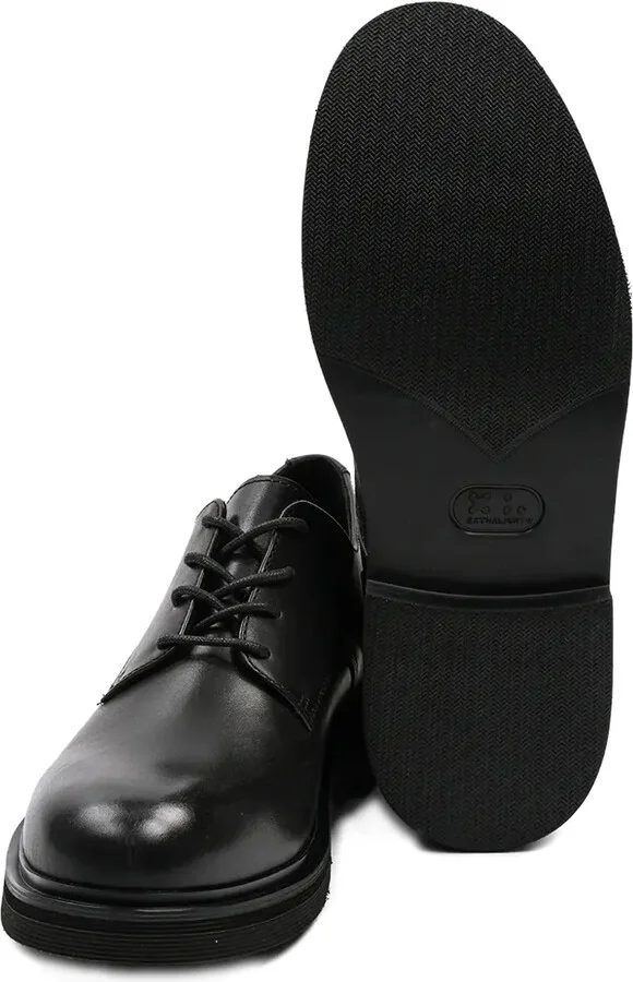 Lace-Up Leather Derby Shoes - Image 5