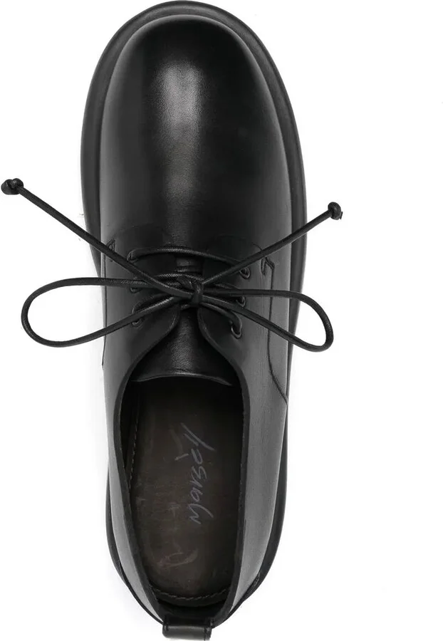 Lace-Up Leather Derby Shoes - Image 4