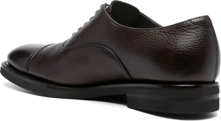 Lace-Up Leather Derby Shoes - Image 3