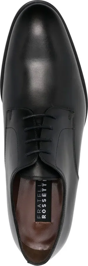 Lace-Up Leather Derby Shoes - Image 4