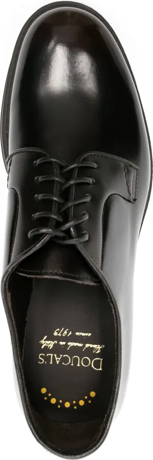 Lace-Up Leather Derby Shoes - Image 4