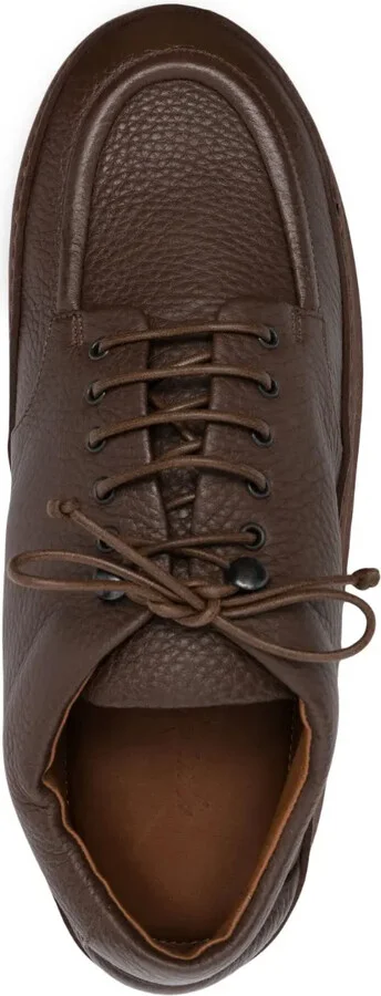 Lace-Up Leather Derby Shoes - Image 4