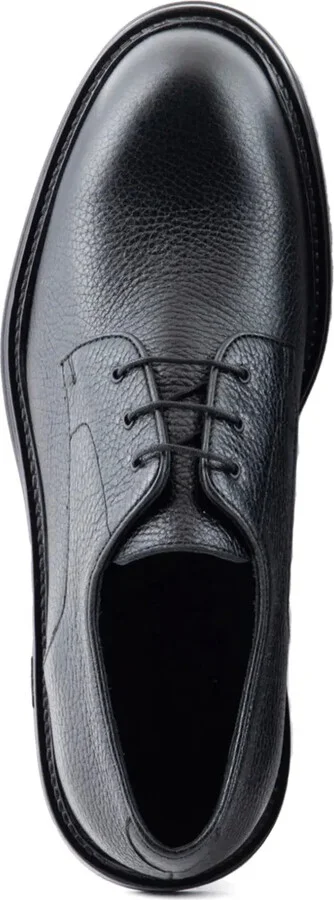 Lace-Up Leather Derby Shoes - Image 3