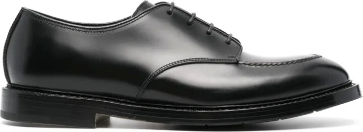 Lace-Up Leather Derby Shoes