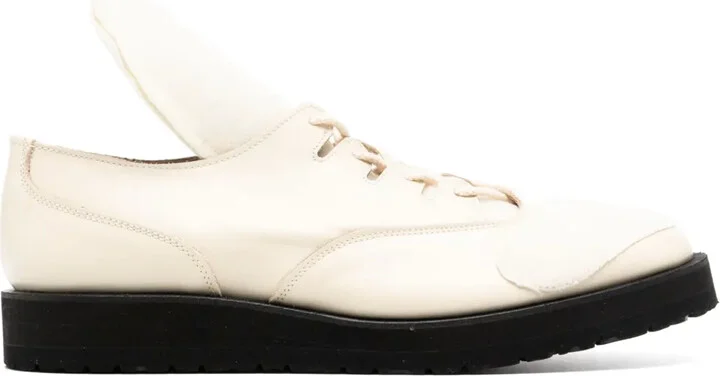 lace-up leather Derby shoes