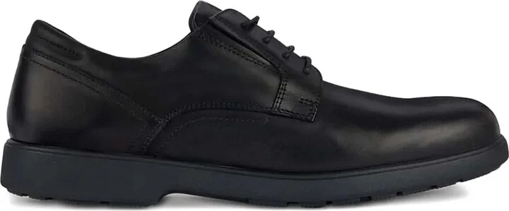 Lace-Up Leather Derby Shoes