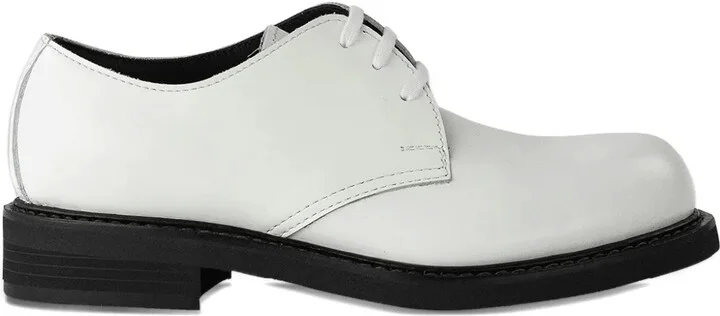 Lace-Up Leather Derby Shoes