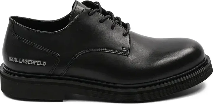 Lace-Up Leather Derby Shoes