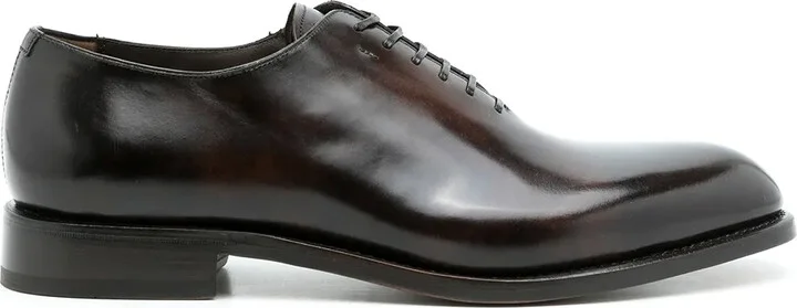 lace-up leather Derby shoes