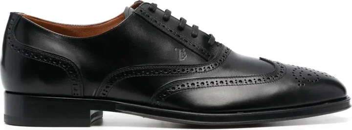 lace-up leather Derby shoes