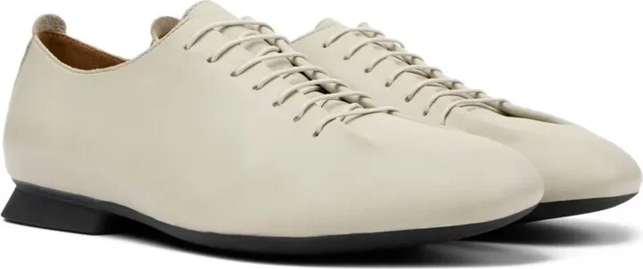 Lace-Up Leather Flats - Image 2