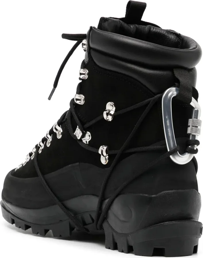 Lace-Up Leather Hiking Boots - Image 3