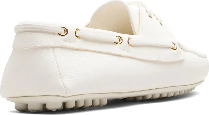 Lace-Up Leather Loafers - Image 3