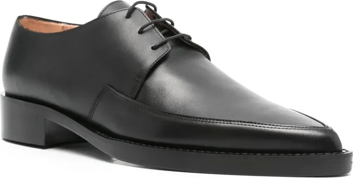 Lace-Up Leather Loafers - Image 2