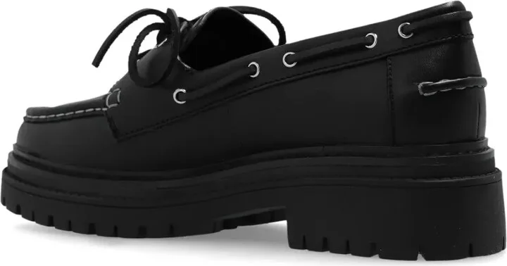 Lace-Up Leather Loafers - Image 5