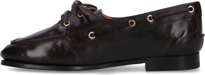 Lace-Up Leather Loafers - Image 3