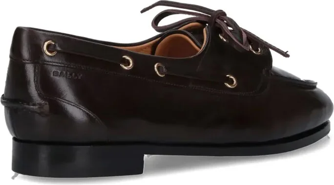 Lace-Up Leather Loafers - Image 4