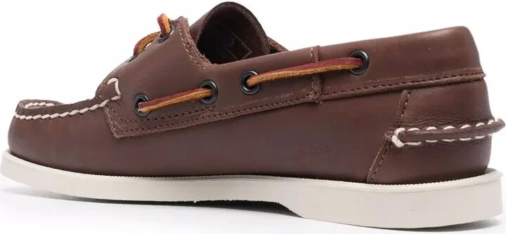 Lace-Up Leather Loafers - Image 3