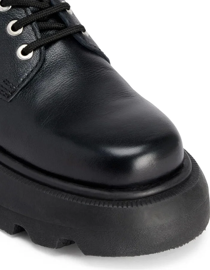 Lace-Up Leather Loafers - Image 3