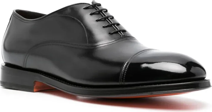 Lace-Up Leather Loafers - Image 2
