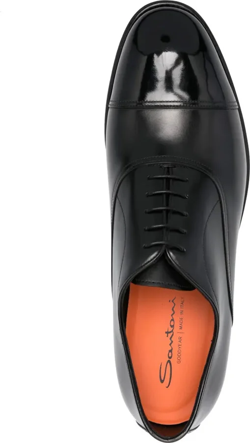 Lace-Up Leather Loafers - Image 4