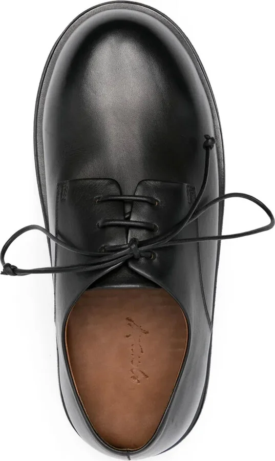 Lace-Up Leather Loafers - Image 4