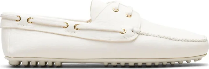 Lace-Up Leather Loafers